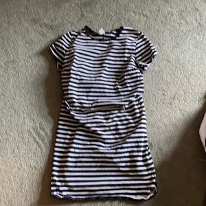Striped T-shirt dress